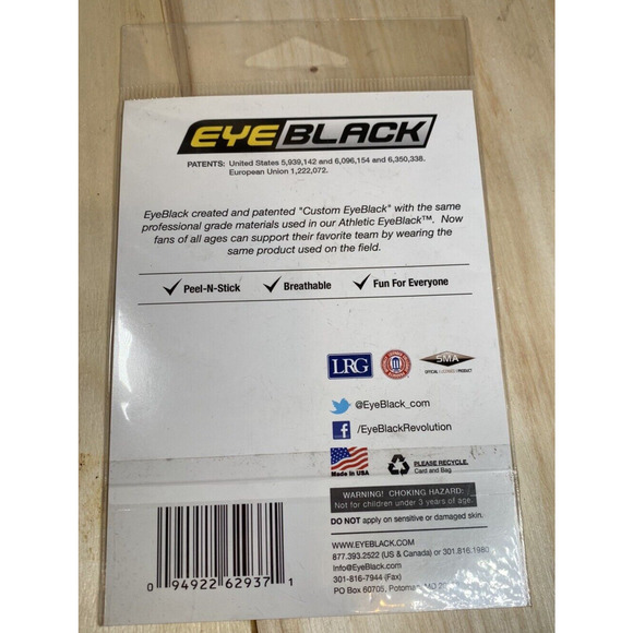 EYEBLACK Authentic Professional Grade Under Eye Stickers UCF‎ Golden Knights - Picture 2 of 2